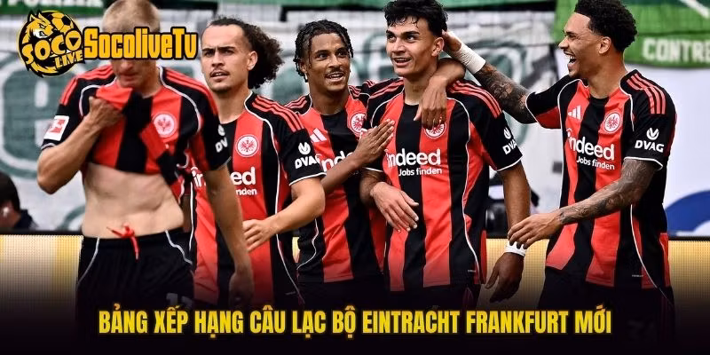 Bảng xếp hạng câu lạc bộ Eintracht Frankfurt mới