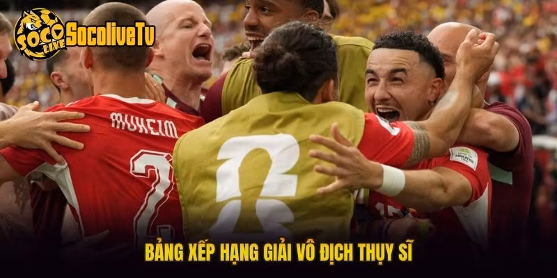 Bảng xếp hạng giải vô địch Thụy Sĩ