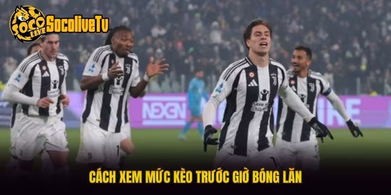 Cách xem mức kèo trước giờ bóng lăn