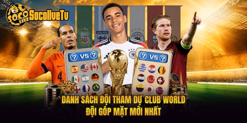 Danh Sách Đội Tham Dự Club World - Đội Góp Mặt Mới Nhất