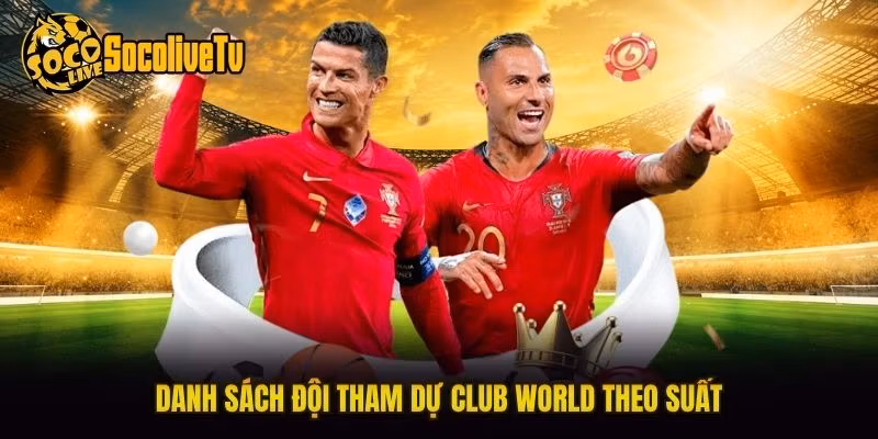Danh sách đội tham dự Club World theo suất