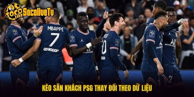 Kèo sân khách PSG thay đổi theo dữ liệu