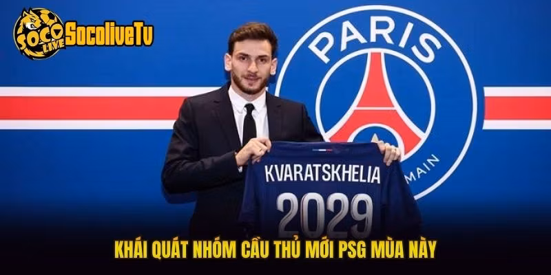 Khái quát nhóm cầu thủ mới PSG mùa này