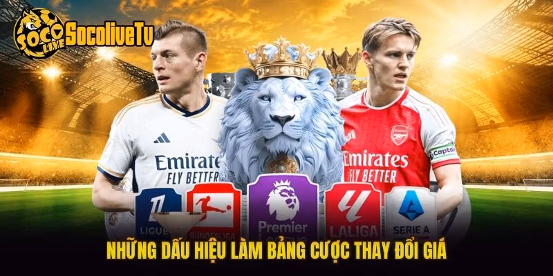 Những dấu hiệu làm bảng cược thay đổi giá