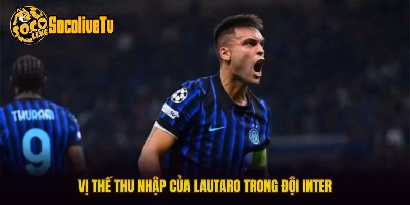 Vị thế thu nhập của Lautaro trong đội Inter